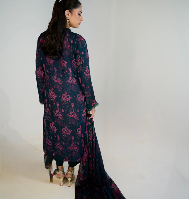 EMERALD CHINA PATTI 3-PIECE SUIT